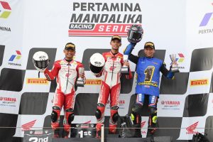 Adenata dan Rheza Melesat Kencang Kuasai Podium MRS Seri Akhir Bersama CBR600RR