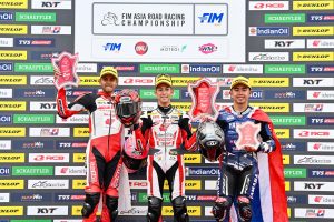 CBR Series Melesat Kencang, AHRT Borong Tiga Podium ARRC Motegi