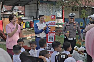 Peringati Hari Anak Nasional, PT Menara Agung dan Polresta Padang Tanamkan Budaya #Cari_Aman Sejak Usia Dini