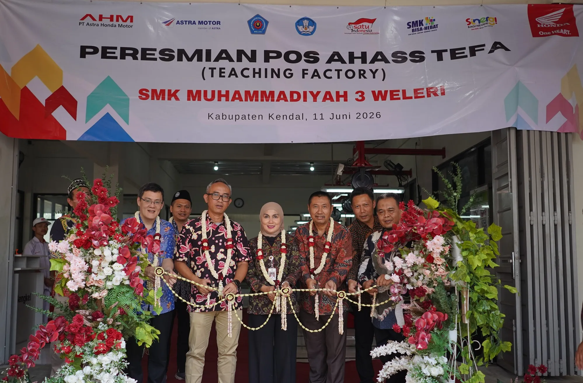 Resmikan Pos AHASS TEFA, AHM Jembatani Siswa Masuki Dunia Industri