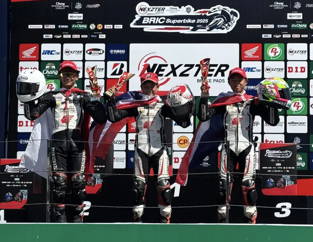 Kembali Melesat Kencang di Buriram, Pebalap Astra Honda Raih Posisi Tiga Besar Klasemen TTC 2025