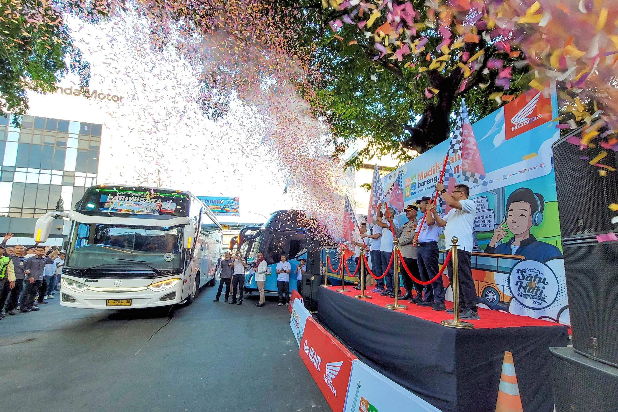 Mudik Nyaman Bersama Honda, Ribuan Konsumen Setia Berangkat Pulang Kampung