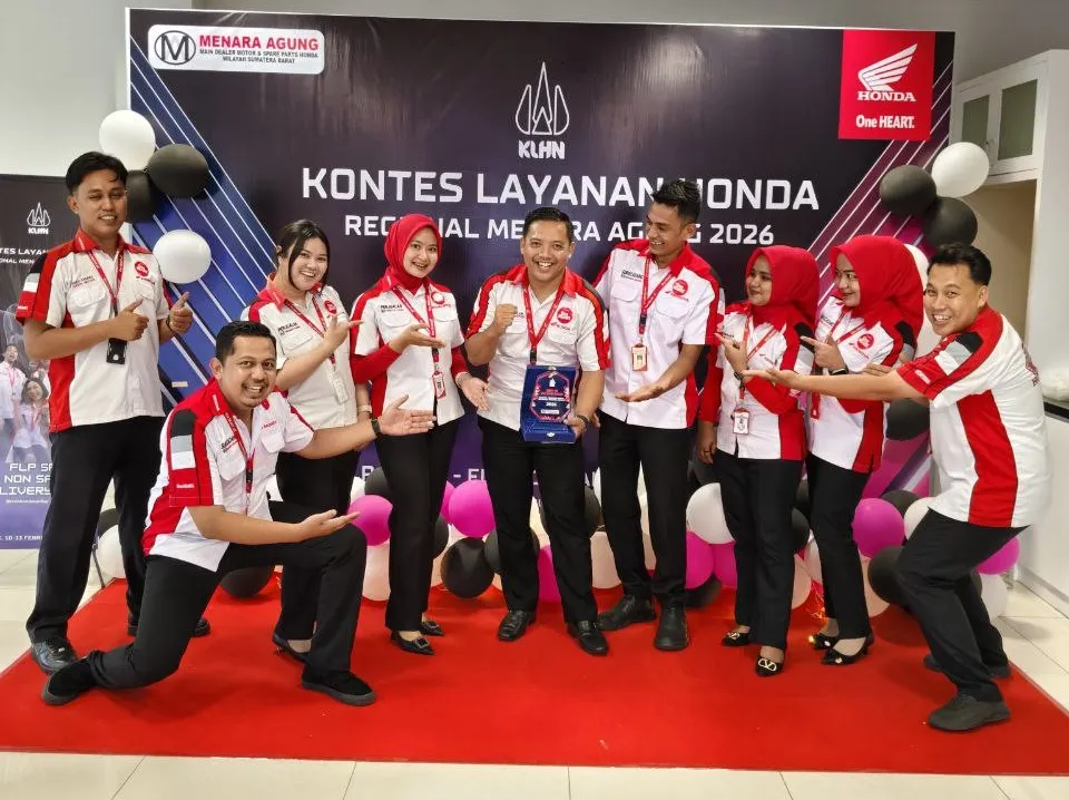 PT Menara Agung Lahirkan Garda Layanan Terbaik Honda Sumbar 2026